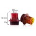 TOP HAT STYLE RESIN WIDE BORE 810 DRIP TIP